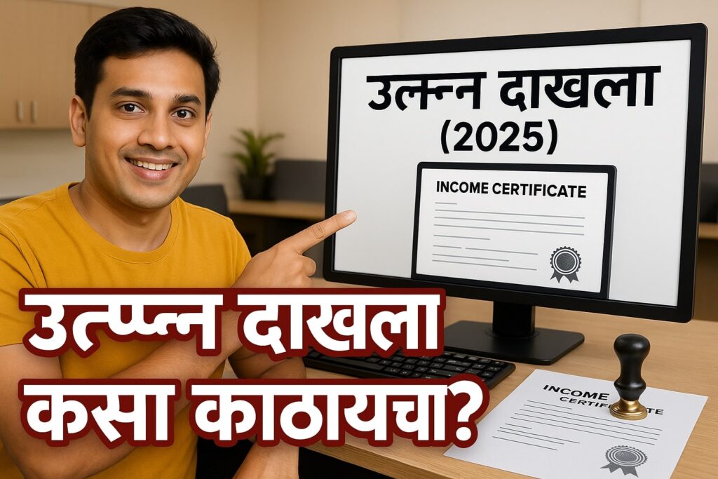income certificate kase kadhayche sampurn mahiti