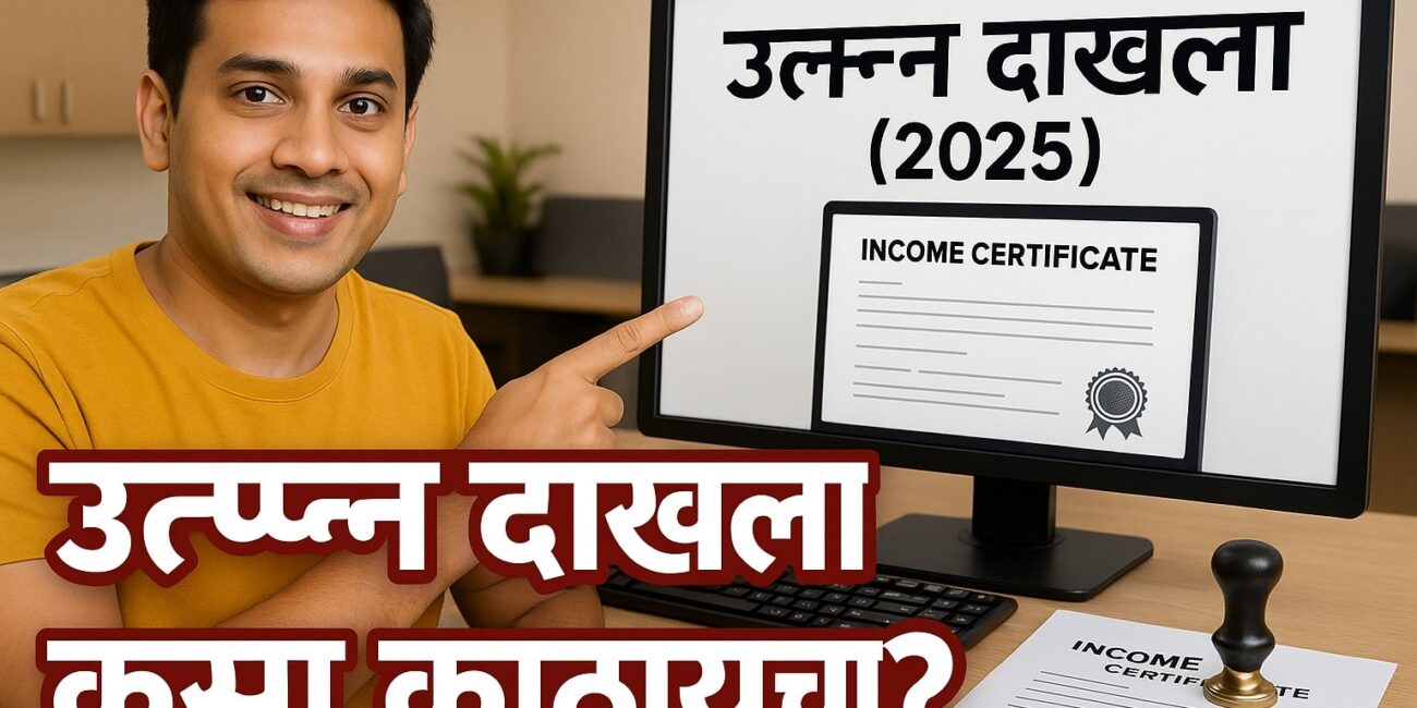 income certificate kase kadhayche sampurn mahiti